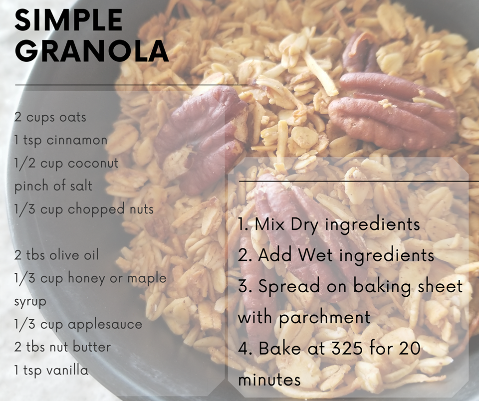 SIMPLE Granola Recipe to Boost Your Milk Supply Meg Keller
